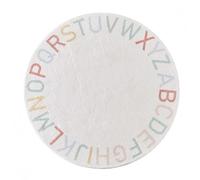 Tappeto rotondo per bambini, in morbido peluche, tappetino educativo per gattonare, antiscivolo, per aule, sala giochi, camera da letto, decorazione per la camera dei bambini (100 x 100 cm,