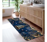 Tappeto runner a campana, elegante, con fiocchi di fuochi d'artificio del quarto di luglio, antiscivolo, per casa, interni, non perde pelo, per cucina, bagno, ingresso, comodino, decorazione da 6 x