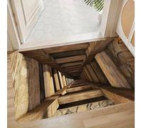 Tappeto Runner con illusione ottica 3D, tappeto che sembra un buco Facile da pulire, antiscivolo, perfetto per soggiorni, camere da letto e ingressi C 50x80cm