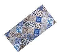 TAPPETO Runner da CUCINA Passatoia Antiscivolo MAIOLICA MARE made in Italy
