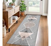 Tappeto runner extra lungo, 60 x 450 cm, lavabile, antiscivolo, per corridoio, cucina, corridoio, soggiorno, camera da letto e lavanderia, resistente, decorazione per la casa