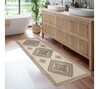 Tappeto runner geometrico, moderno e minimalista, quadrato, nessuno beige, antiscivolo, estetico, rettangolare, per pavimento di casa, cucina, lavanderia, porta, ingresso, 6 x 1,8 m