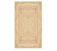Tappeto Runner Ingresso Balcone Natur Beige In Cotone 140cm Salotto