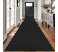 Tappeto runner intrecciato, lavabile, con retro in gomma, per corridoi e cucine, tappeto in cotone per ingresso e camera da letto, 6 x 1,8 m