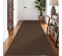 Tappeto runner intrecciato, lavabile, con retro in gomma, per corridoi e cucine, tappeto in cotone per ingresso e camera da letto, 6 x 1,8 m