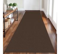 Tappeto runner intrecciato, lavabile, con retro in gomma, per corridoi e cucine, tappeto in cotone per ingresso e camera da letto, 6 x 1,8 m