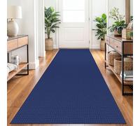 Tappeto runner intrecciato, lavabile, con retro in gomma, per corridoi e cucine, tappeto in cotone per ingresso e camera da letto, 6 x 1,8 m