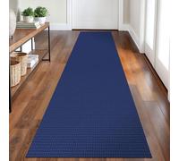 Tappeto runner intrecciato, lavabile, con retro in gomma, per corridoi e cucine, tappeto in cotone per ingresso e camera da letto, 6 x 1,8 m