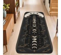 Tappeto runner lunare con pianeti mistici astrologici e stelle, antiscivolo, resistente allo sbiadimento, estetico per la casa, per cucina, comodino, ingresso e corridoio, 6 x 1,5 m