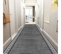 Tappeto Runner Moderno Grigio per Corridoio, Ingresso Corridoio Hotel Tappeto Lungo con Retro Antiscivolo 1m/1.5m/2m/2.5m/3m/3.5m/4m/5m/6m Tappeti Lavabili (Size : 100×600cm)