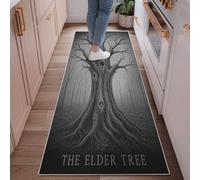 Tappeto runner per alberi, stile gotico, con rami e radici, antiscivolo, morbido, rettangolare, resistente alle macchie, per cucina, comodino, ingresso e corridoio, 6 x 1,8 m