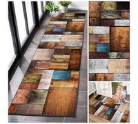 Tappeto Runner per Corridoio Antiscivolo Tappeto Cucina lavabile Tappeto Corridoio Lungo passatoia al metro Tappeti Bagno Moderno Tappeti Runner Passatoia per Ingresso Salotto Camera 60 x 200 cm