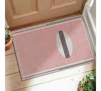 Tappeto runner rotondo, moderno, minimalista, a righe, rettangolare, con bordo antiscivolo, per cucina, ingresso, comodino, porta, corridoio, 6 x 90 cm