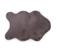 Tappeto sagomato Touch grigio scuro 60x90 cm Grigio scuro