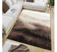 Tappeto Salotto Bagno Sfumato Moderno Arredo Camera Scendiletto Pelo Corto Mod.THEA 60X120 MARRONE