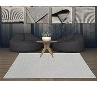 Tappeto salotto ed esterno - Tappeto Lisa - Tappeto colore argento - Tappeto camera da letto - Tappeto Terraza - Tappeto lungo passillo - Tappeto ingresso - Tappeto ingresso - Tappeto 140 x 200