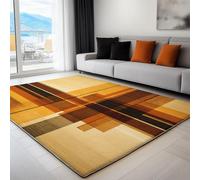 Tappeto Salotto Forme Di Linee Astratte Geometriche 180 x 240 cm Tappeti Moderno Del Soggiorno, Beige Tappeto Lavabile Dell'Interno Morbido - Per La Camera Da Letto La Cucina Il Tavolo Della Sala
