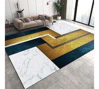 Tappeto Salotto Moderno Lavabile, Geometria Della Trama Del Marmo Tappeti Antiscivolo Fondo, Tappeto Camera Da Letto Per Soggiorno Corridoio Cameretta 80 X 160 Cm /584345494975
