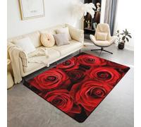 Tappeto Salotto Moderno Tappeto Pelo Corto Tappeto Soggiorno Fiori Delle Piante - Tappeto Camera De Letto Moquette - Tappeti Per Cucina Tappeto Sala Disegno Confine 200 X 300 Cm /710945348548