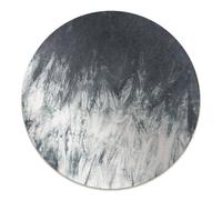 Tappeto Salvapavimento ø100 cm Impermeabile Antiscivolo Resistente ai Danni Facile da Pulire PVC Vinile Protezione di Pavimenti Rotondo per Ufficio a Casa - Rana su una foglia