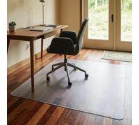Tappeto Salvapavimento pavimenti Pavimento, Sedia ufficio Antigraffio | Trasparente sedia da ufficio protezione antiscivolo, Trasparente Satinato Resistente per Pavimenti Duri(Frosted,48" X 72")
