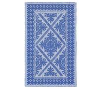 Tappeto Sardo BLU 50x80 cm lavabile 100% cotone prodotto in Sardegna. Tappetino bagno cucina ingresso pratico morbido.