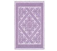 Tappeto Sardo LILLA 40x60 cm lavabile 100% cotone prodotto in Sardegna. Tappetino bagno cucina ingresso pratico morbido.
