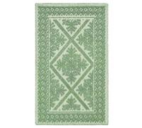 Tappeto Sardo VERDE SALVIA 55x140 cm lavabile 100% cotone prodotto in Sardegna. Tappetino bagno cucina ingresso pratico morbido.