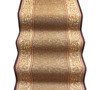 emmevi Tappeto Scala Gradini Stile Barocco Passatoia Ingresso Corridoio MOD.Picasso Dis_22 67X450 Marrone