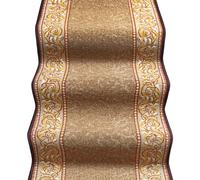 emmevi Tappeto Scala Gradini Stile Barocco Passatoia Ingresso Corridoio MOD.Picasso Dis_22 67X240 Marrone