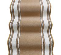 emmevi Tappeto Scala Passatoia Ingresso Corsia Rivestimento Scale Antiscivolo MOD.Linda 67X200 Beige