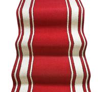 emmevi Tappeto Scala Passatoia Ingresso Corsia Rivestimento Scale Antiscivolo MOD.Linda 67X300 Bordeaux