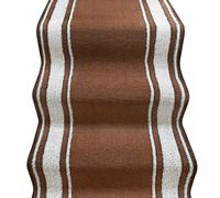 emmevi Tappeto Scala Passatoia Ingresso Corsia Rivestimento Scale Antiscivolo MOD.Linda 67X280 Marrone