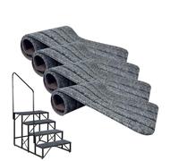 Tappeto Scale Camper Set da 4 Pedane Antiscivolo da Gradini in Moquette