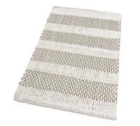 Tappeto Scendiletto Camera Bagno Cotone Intrecciato Effetto 3D Morbido Soffice