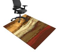 Tappeto Sedia Gaming/Tappeto Ufficio 60 x 70 cm, Tappetino per Sedia da Scrivania Antiscivolo, Tappeto Sedia Ufficio, Tappeto Salvapavimento, Tappeto Per Sedia Con Ruote, Tappeto Gaming Pavimento