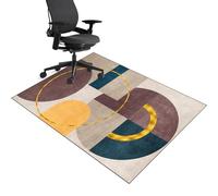 Tappeto Sedia Gaming/Tappeto Ufficio 90 x 120 cm, Tappetino per Sedia da Scrivania Antiscivolo, Tappeto Sedia Ufficio, Tappeto Salvapavimento, Tappeto Per Sedia Con Ruote, Tappeto Gaming Pavimento