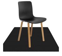 Tappeto Sedia Ufficio 120 x 195 cm Materiale Durevole Nel Tempo Tappetino per Sedia da Ufficio con Ruote Multiuso per per Giochi, Home Office, Nero