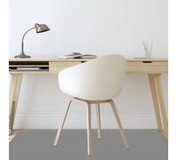 Tappeto Sedia Ufficio 130 x 185 cm Resistente Ai Graffi Tappetino di Protezione Del Pavimento Multiuso per Il Pavimento Della Sedia Senza Arricciatura, Grigio Chiaro