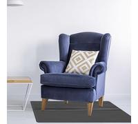 Tappeto Sedia Ufficio 140 x 170 cm Resistente Ai Graffi Tappeto Salvapavimento Antiscivolo Multiuso per Sedia per Giochi, Ufficio, Home Office, Grigio Scuro