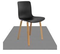 Tappeto Sedia Ufficio 50 x 100 cm Materiale Durevole Nel Tempo Tappetino per Sedia da Ufficio con Ruote Multiuso per per Giochi, Home Office, Grigio Chiaro