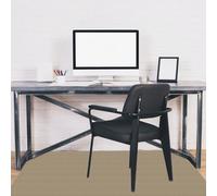 Tappeto Sedia Ufficio 85 x 125 cm Materiale Durevole Nel Tempo Tappetino Parquet Tappeto e Facile da Arrotolare per Sedia da Ufficio, Parquet, Laminato, da, Cachi