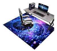 Tappeto Sedia Ufficio 90 x 120 cm, Tappeto Gaming Pavimento, Tappeto per Sedia con Ruote, Tappetino Protettivo per Pavimenti Duri, Tappeto Sedia Gaming, Tappetino Pavimenti per Parquet e Piastrelle