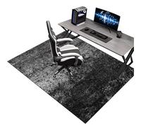 Tappeto Sedia Ufficio Gaming, Tappeto Salvapavimento 130 x 150 cm, Tappeto Sedia Gaming/Tappeto Ufficio, Tappeto Per Sedia Con Ruote, Tappeto Gaming Pavimento, Tappetino Protettivo per Pavimenti Duri