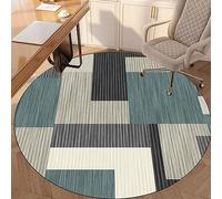 Tappeto Sedia Ufficio Rotondo 140 cm Tappeto Salvapavimento Antiscivolo, Ufficio protettore del pavimento, Tappeto per Sedia con Ruote, Tappetino Pavimenti per Parquet Pavimenti Duri Piastrelle