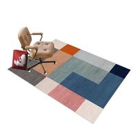 Tappeto Sedia Ufficio - Tappeto Sedia Gaming - Tappeto sotto Sedia Rotelle - Antiscivolo Tappeto Gaming Pavimento per Pavimenti in Legno Duro - Tappetini Per Sedie Multisuperficie 130 x 160 cm