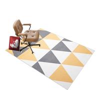 Tappeto Sedia Ufficio - Tappeto Sedia Gaming - Tappeto sotto Sedia Rotelle - Antiscivolo Tappeto Gaming Pavimento per Pavimenti in Legno Duro - Tappetini Per Sedie Multisuperficie 100 x 120 cm