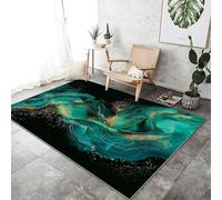 Tappeto semplice con rune vichinghe e uccelli, lavabile extra large, morbido al tatto, antiscivolo, non perde pelo, per soggiorno, sala da pranzo, camera da letto, ufficio, 160 x 230 cm