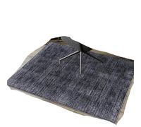 Tappeto semplice studio computer da ufficio sedia girevole e-sport tappetino antiscivolo soggiorno camera letto tappeto decorazione della casa per Parquet(Deep gray,160x230cm 63x91inch)