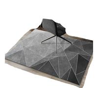 Tappeto semplice studio computer da ufficio sedia girevole e-sport tappetino antiscivolo soggiorno camera letto tappeto decorazione della casa per Parquet(Gray01,40x60cm 16x24inch)